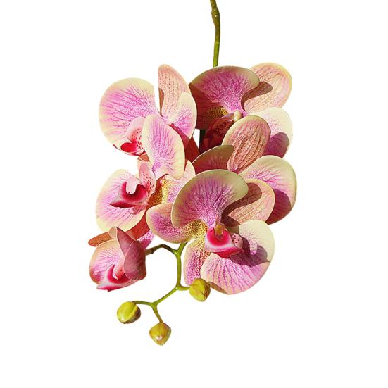 1Pc Artificial Flower Butterfly Orchid Bendable Garden DIY Party Wedding Decor