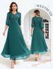 Wedtrend Long Party Dress with Split and Peacock Perfect for and Special Size Women's Sleeves, Sequins, Print, Concerts, Recitals, Weddings,