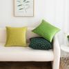Ins Wind Velvet Pillow Small Four-leaf Clover Gold Pillow Case Sofa Cushion Pillow Office Waist Pillow Case