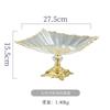 European Style Light Luxury High Footed Fruit Display Tray Living Room Home Bread Pastry Snack Tray Cake Tray Home Decoration