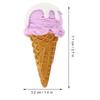2 Pezzi Cono Gelato Artificiale Prop di Simulazione Decorazione Realistica Dessert Espositore per Foto Ornamento Negozio Accessorio Caffetteria