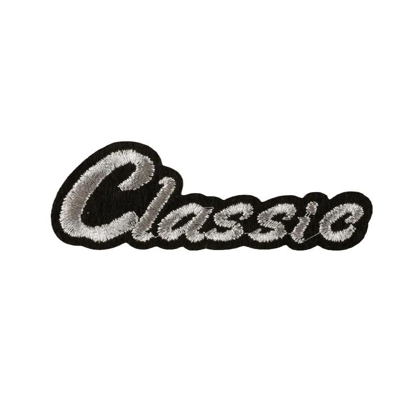 Cartoon Letter Embroidery Iron-On Patch for Shoes and Scrapbooks