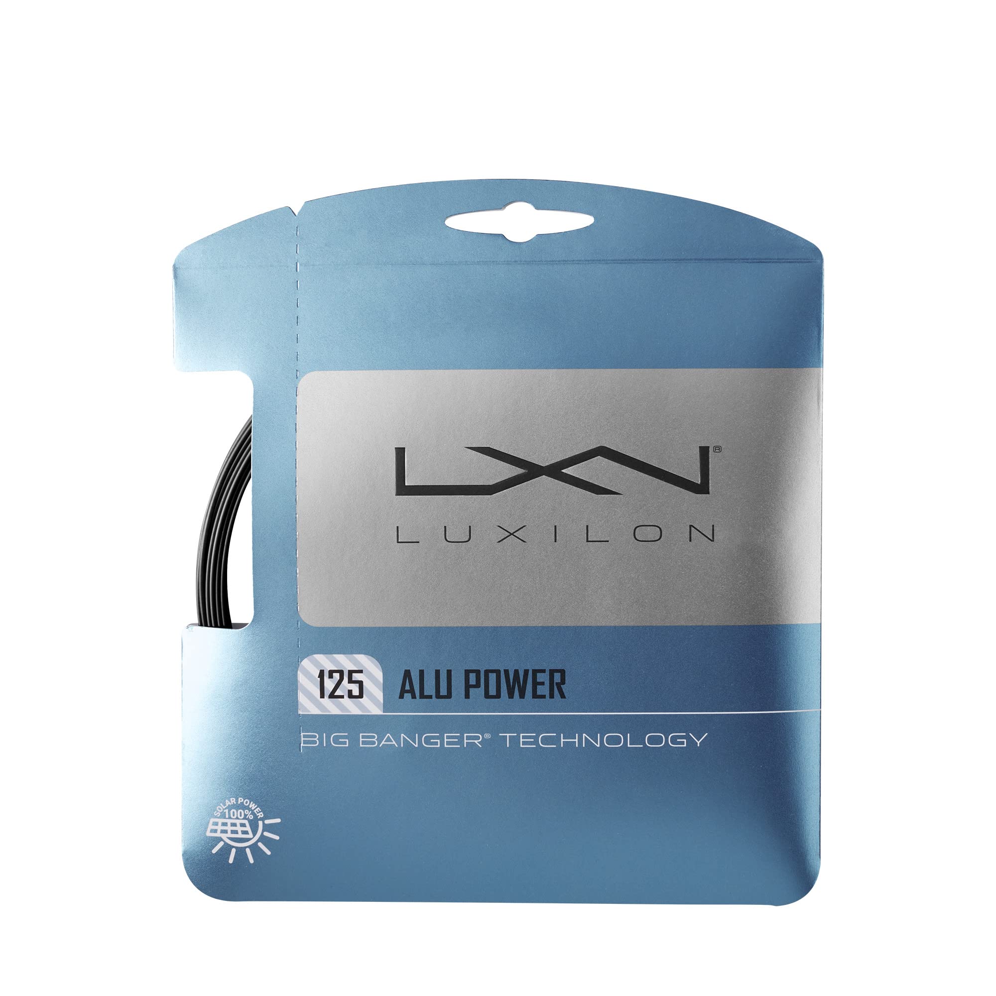 

LUXILON ALU POWER BLACK 125 Tennis Single WR8306901125 String, String, Black, чёрный