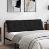 Back Cushion Black 160 x 19 x 50 cm Fabric
