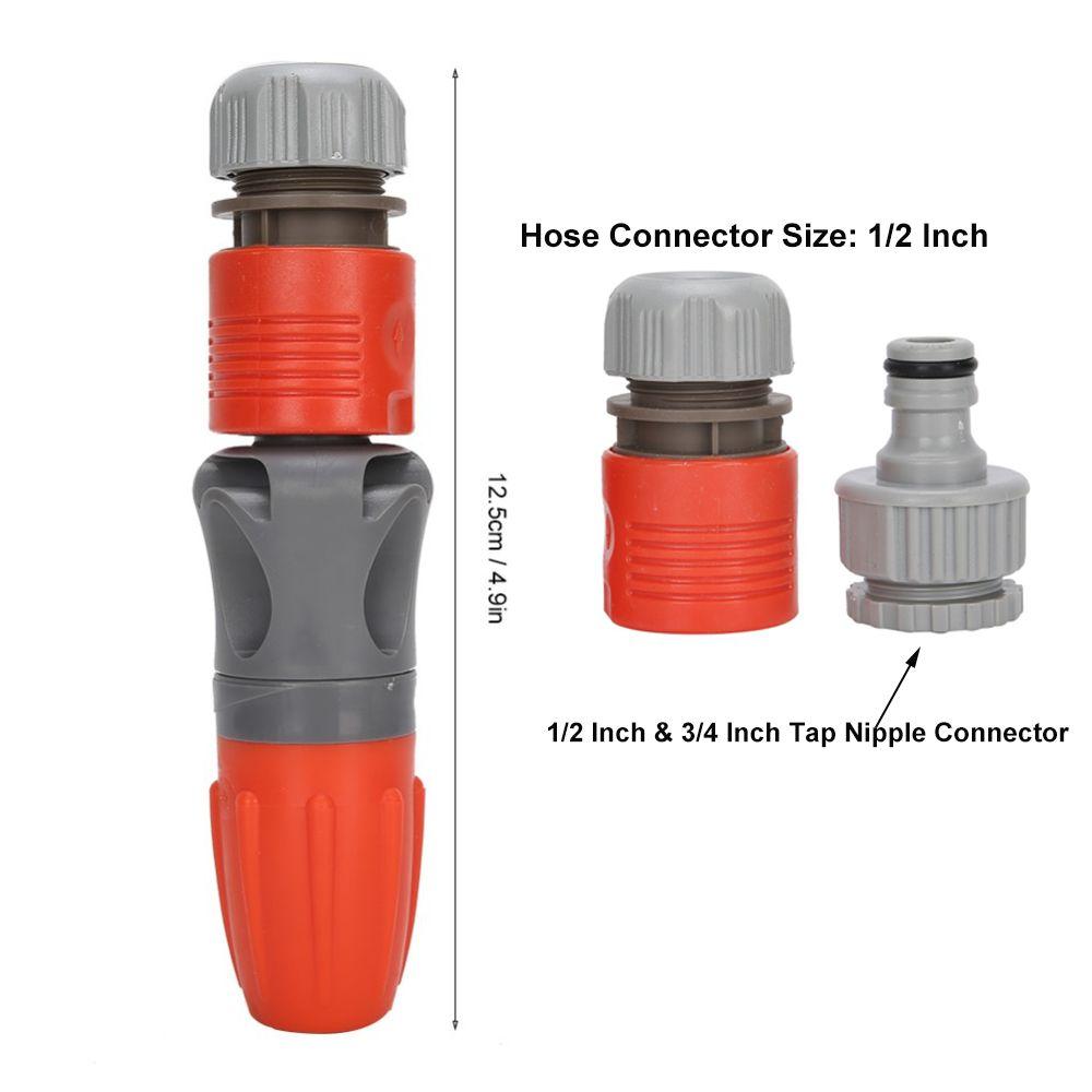 ABS + TPR Water Hose Sprayer Anti-Slip Water Pipe Adapter Durable Hose Connector Kit  Car Washing