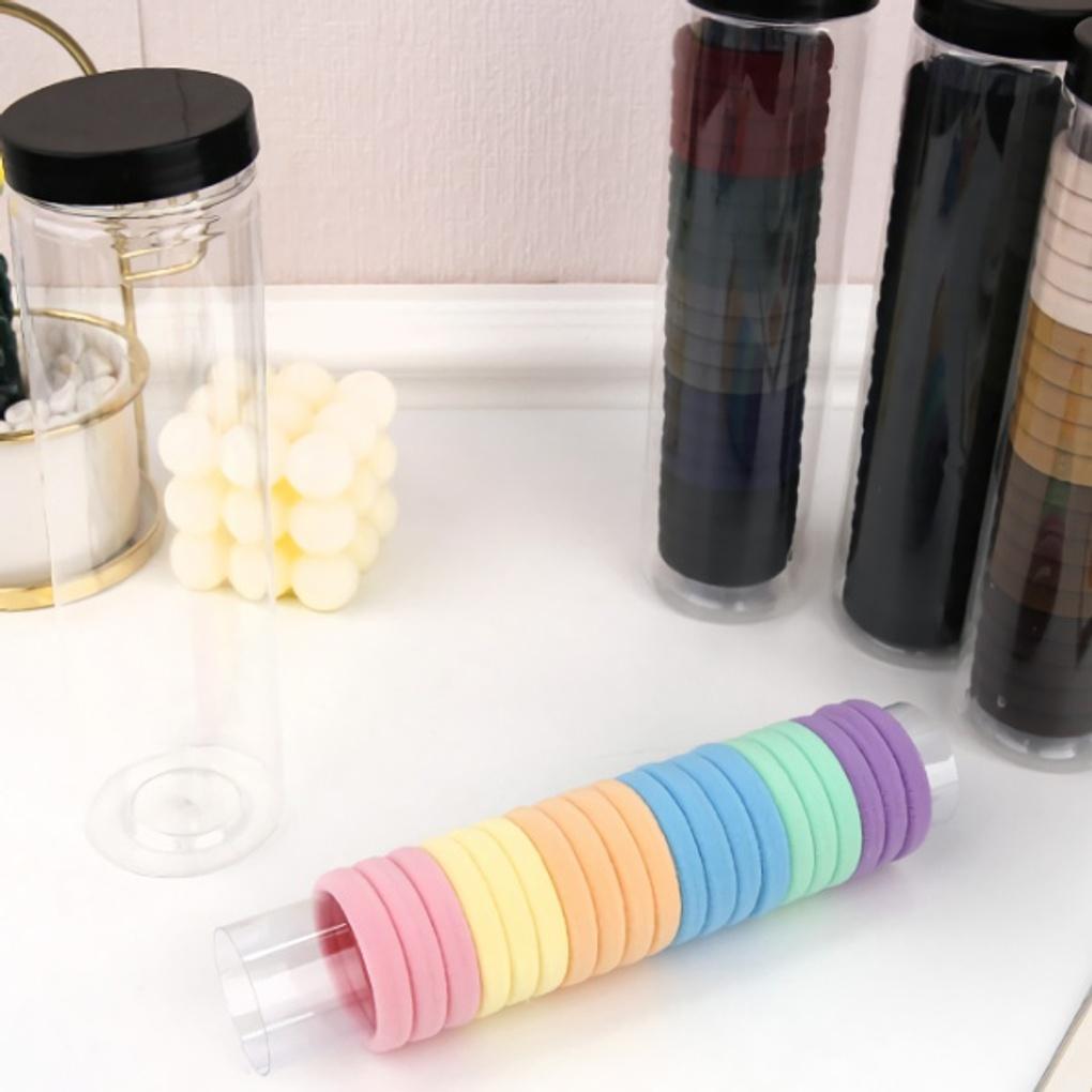 Women's High Elasticity Rubber Band Hair Ring Hair Ties 20p