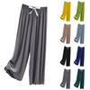 Women's Thin Sports Casual Loose Ice Silk Slim All-match Wide-leg Pants