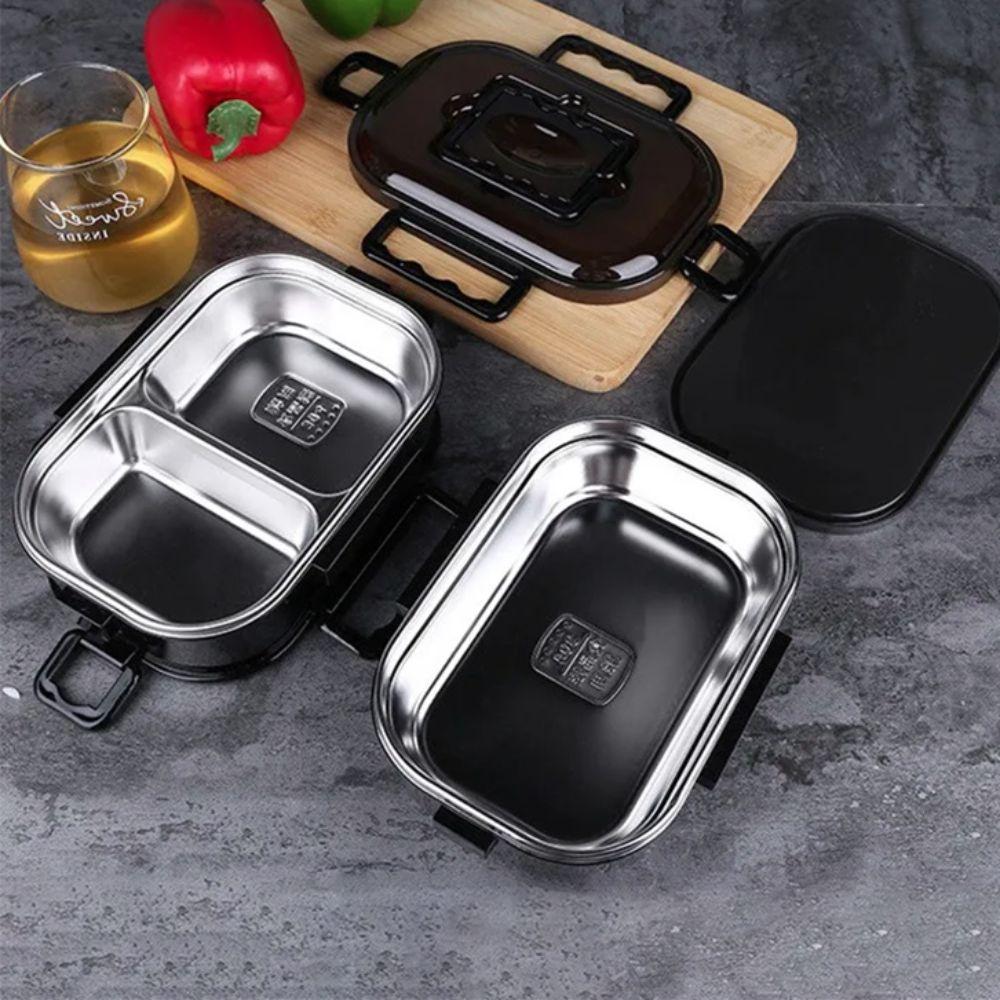 1200ml Insulated Food Container Double Layer Large Capacity Food Box  Picnic