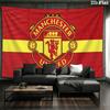 Man United Wall tapestry, aesthetic printed fabric blanket, suitable for bedroom, living room, and home decor.