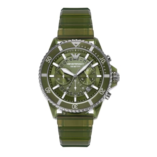Emporio Armani WORLD EXPLORER AR11534 Men's Green Watch