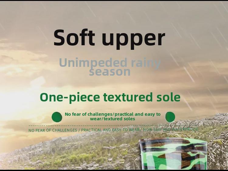 2025 Pánské vysoké maskáčové voděodolné stavební boty