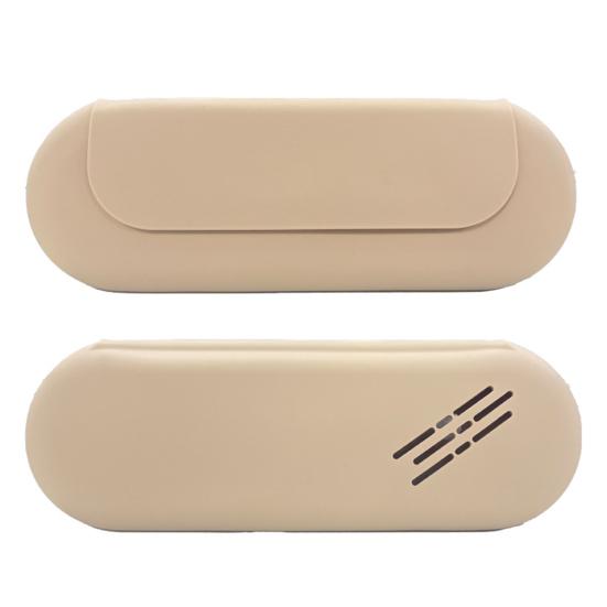 Silicone Makeup Brush Organizer Storage Box Large Capacity Magnetic Closure Waterproof Portable Travel Cosmetic Brush Case