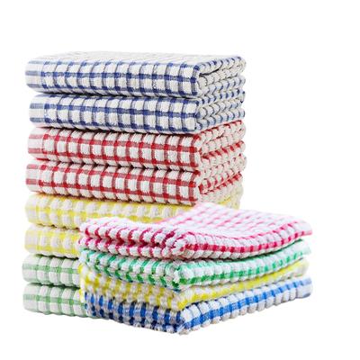 Dish Cloths For Kitchen Washing Dishes Super Absorbent Dish Rags Cotton Cleaning Cloths Pack Of 12,12x12 Inches