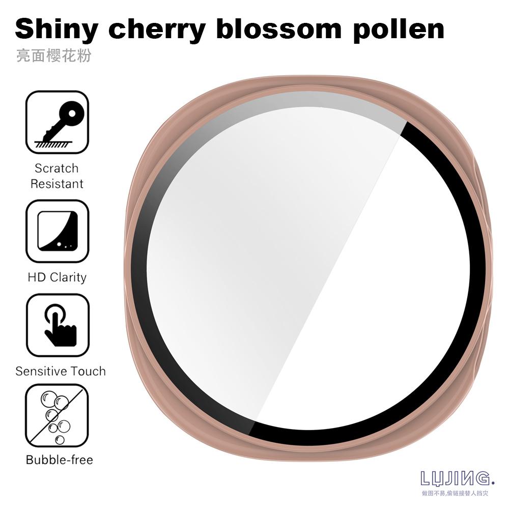 Vidrio+Funda para Samsung Galaxy Watch 8 Classic 46mm 40mm 44mm Protector de Pantalla de Vidrio Templado y Parachoques Protector de PC Duro Accesorios