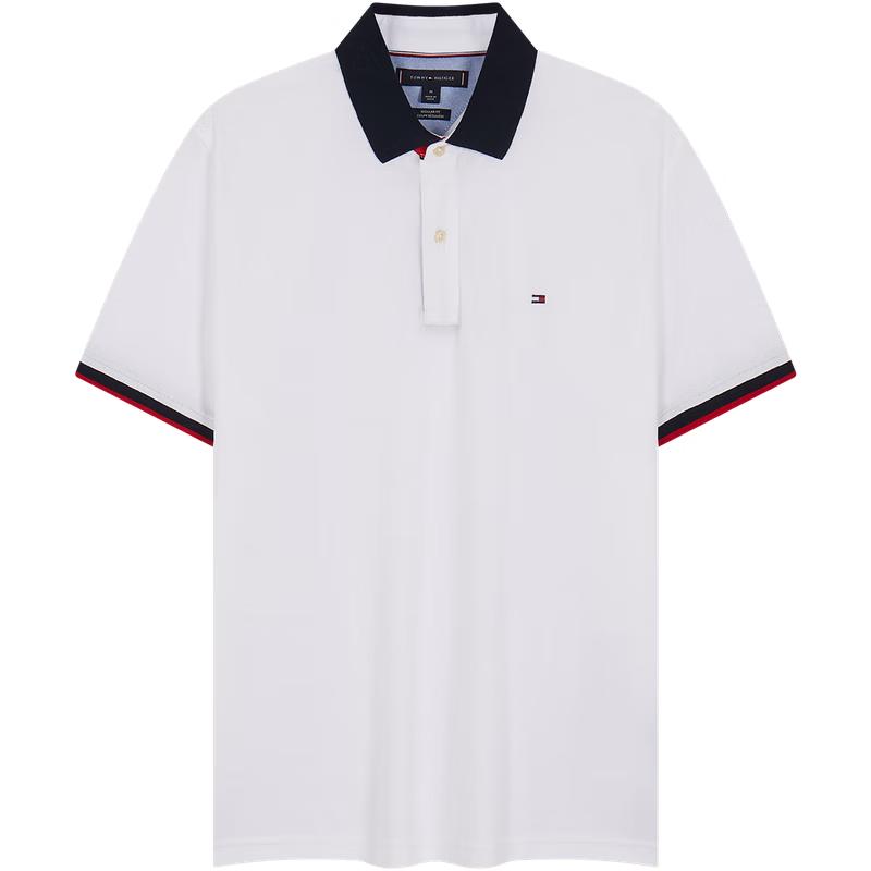 

Tommy Hilfiger Men s Color-block Pique Polo Shirt L