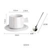 Minimalism Silver Ceramic Mug Cup&saucer Dining Table Coffee Cup Milk Tea Mugs Afternoon Tea Teacup Fruit Juice Container