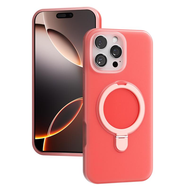 Luxus Flüssigsilikon Ständer Ringhalter Magnetisch Für Magsafe Hülle Für iPhone 17 Pro Max Air 16 15 14 13 Hautfreundliche Hülle
