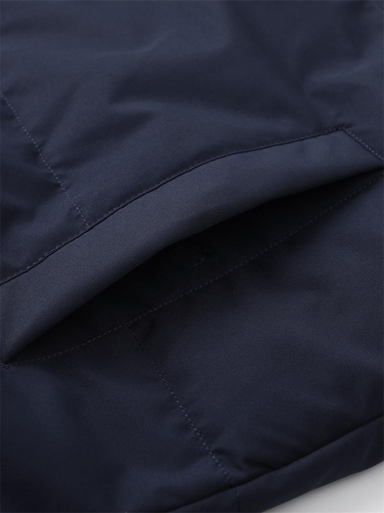 Brand Tag Men's Solid Color Stand Collar Thick Warm Down Jacket - Winter New Arrival Y4W813