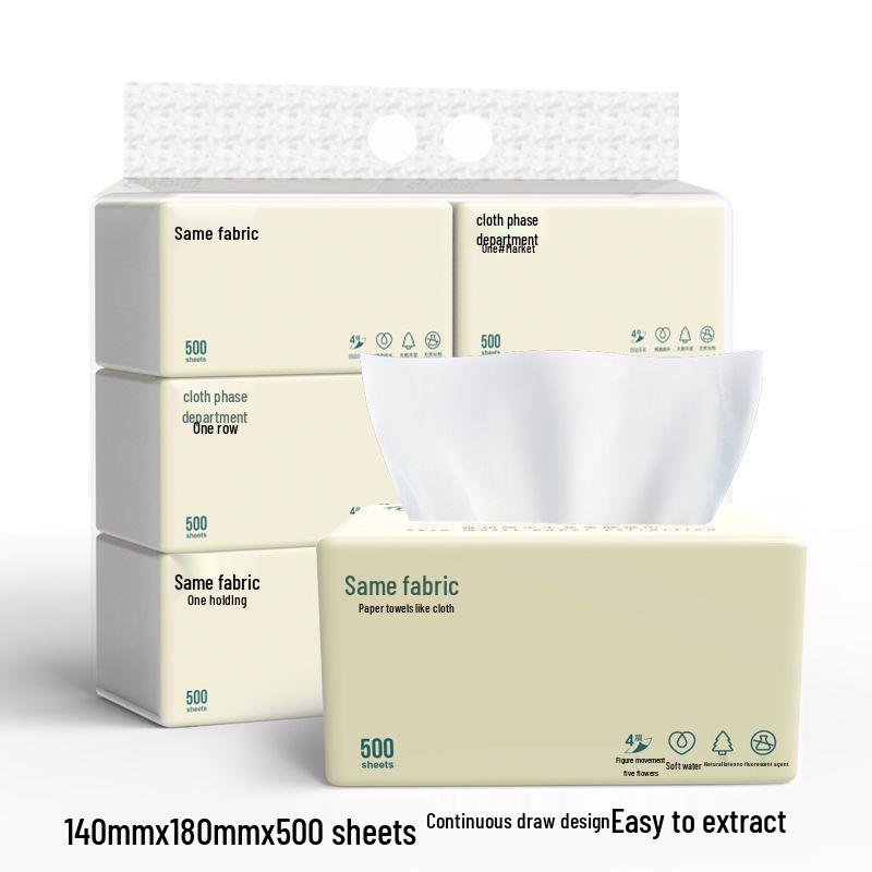 Bulk Pack: Thick Paper Towels, Napkins, and Toilet Paper Sheets for Household Use