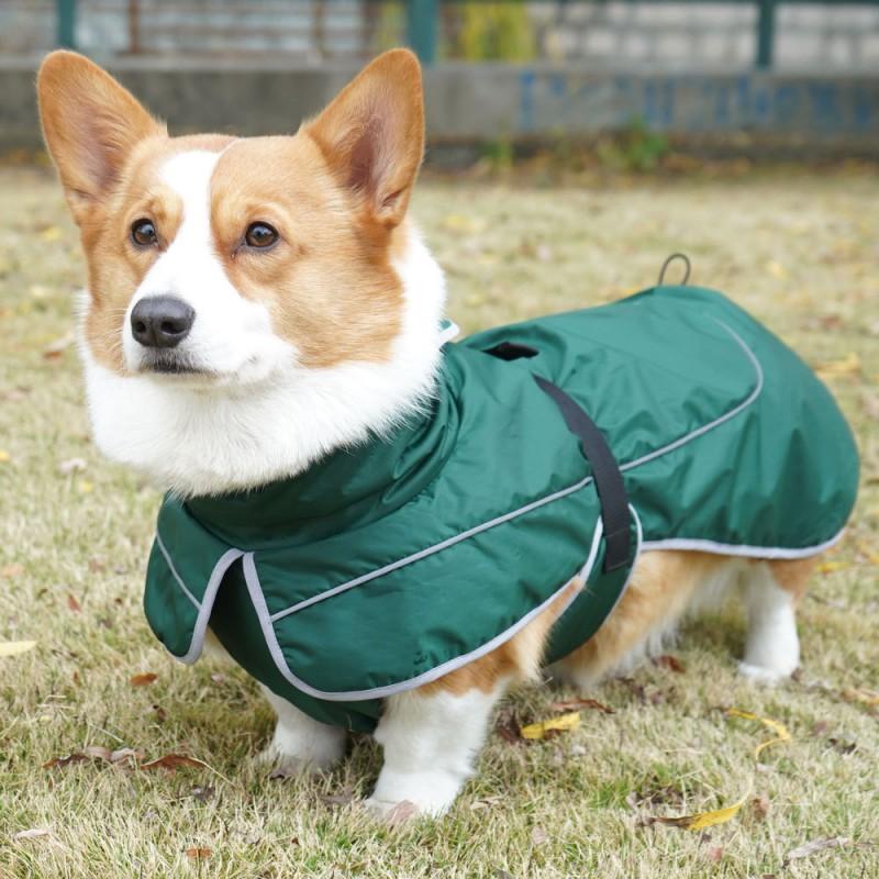 Dog Winter Raincoat Warm Waterproof Pet Coat Corgi Border Collie Small Medium Large Breeds
