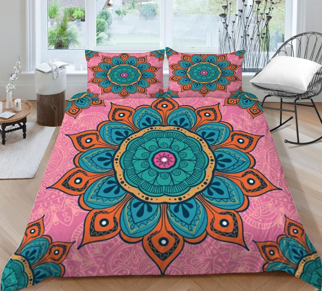 Boho Duvet Cover Set Bedding Set Cover Boho Style Boho Home Bedding Set Man Woman Single Double Size Bed Clothes