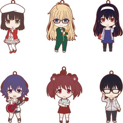 Jak vychovat nudnou přítelkyni Nendoroid Plus Trading Gumové popruhy Krabice 6 kusů Saekano