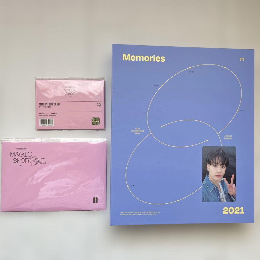 

[USED] BTS memories of 2021 DVD, Jungkook photo card, etc.