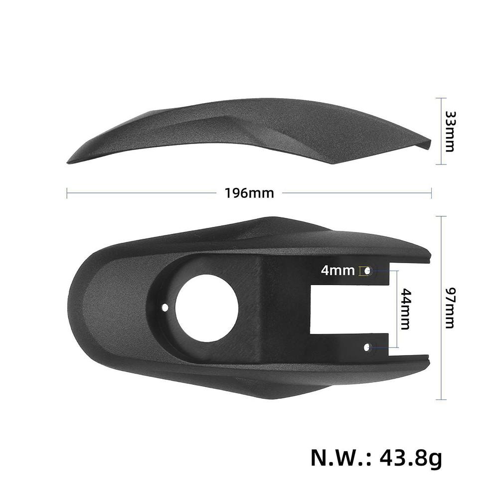 Electric Scooter Mudguard Plastic Mudguard Installation Holes Distance 44mm
