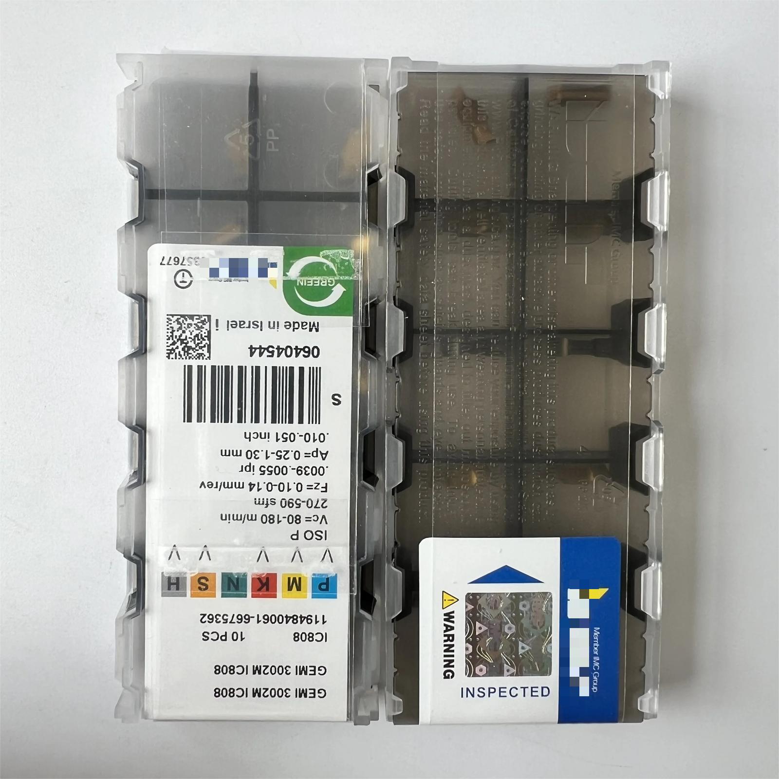 

GEMI3002M IC808 / Industrial indexable Carbide Inserts 10 Pcs