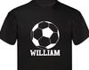 Personalised Football T-Shirt, Custom Name Funny Sports T-Shirt, Outdoor Games Sports Lover Basketball Family Presents Xmas Gift Tee Tops