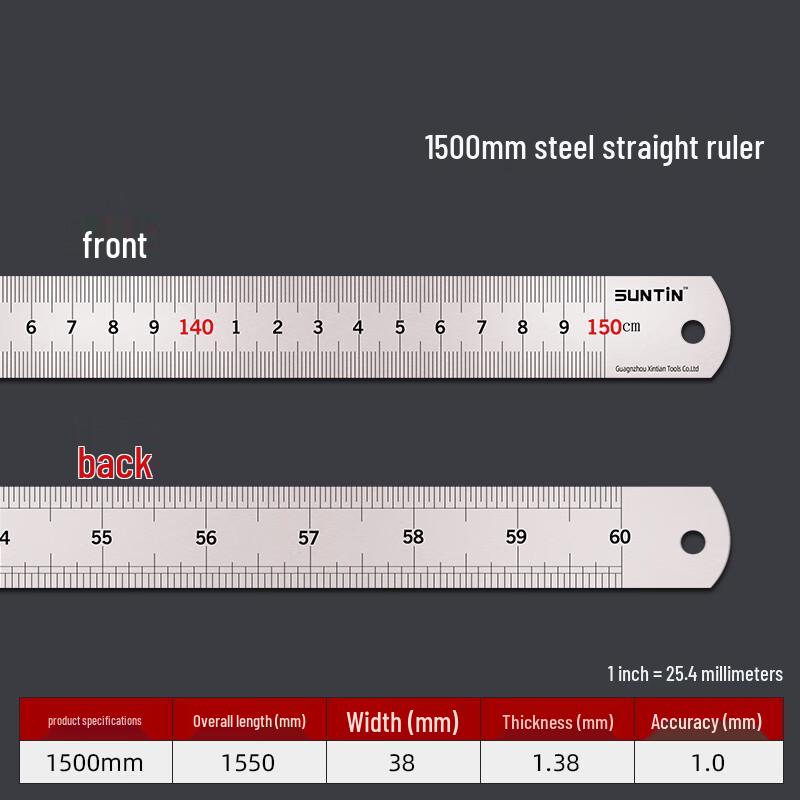 James Stainless Steel Ruler