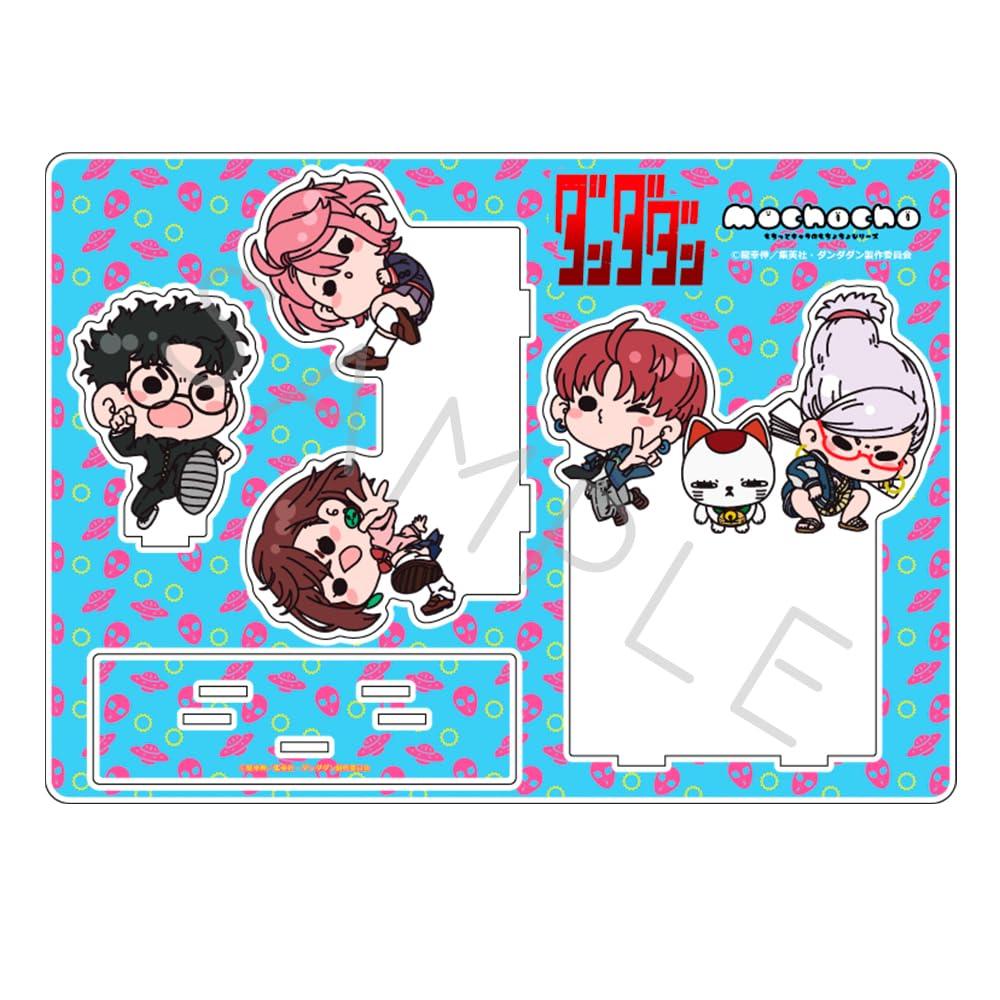 

Акриловая подставка большого размера с группой персонажей из аниме «Дандадан»