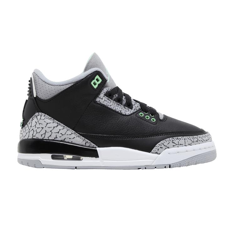 Jordan 3 Retro Green Glow (GS) 37.5