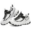 Skechers Synthetic Leather Abrasion Resistant Low top Kids Lifestyle Shoes Black White Gray Teenagers 8701646L-WBK