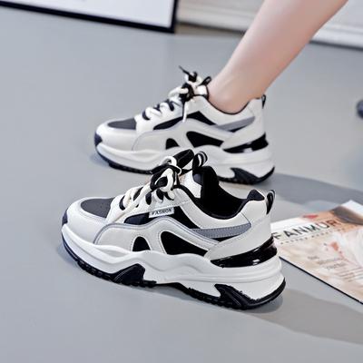 Nuove Scarpe da Papà Colorate da Donna 2024 Primavera Versatili Scarpe Sportive Casual da Donna Suola Spessa Rialzata Scarpe Vulcanizzate da Donna