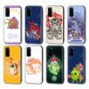 WD9 Digimon Black Sofe Case for Samsung Note 20 Lite S24 Ultra S23 A03 A05 A06 A11 A71 A15 A16 A13 A24 A25 A33 A52 A53 A50 M55 M35 Plus