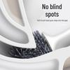 Wall-Mounted Soft Bristle Toilet Brush with Long Handle for Easy Bathroom Floor Cleaning