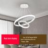 Personalized Nordic Style Minimalist Pendant Light for Living Room/Bedroom - Modern Circle Combination Design