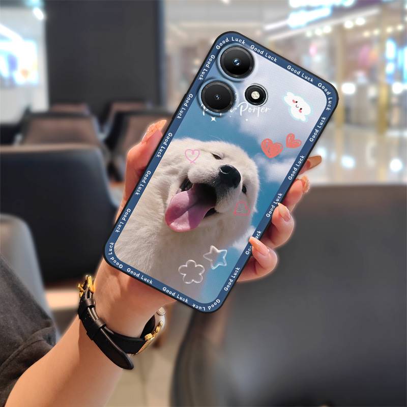 Full wrap Dirt-resistant Phone Case For infinix X6831/Hot30 4G Anti-knock Graffiti Fashion Design Shockproof Durable TPU