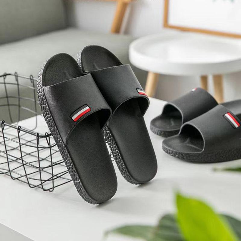 Men's and Women's Home Casual Slippers Hotel Bathroom Pool Non-Slip Sandals Indoor Shoes Summer Flag Design