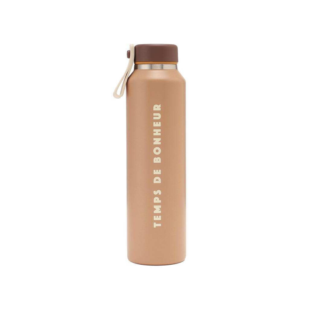 Afternoon Tea Living JN63 Stainless Steel Water Chlorette Beige Bottle, 480ml,