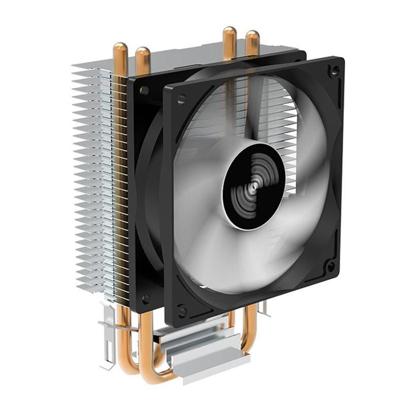 Coolcirc A400 CPU COOLER 4 Heat pipes 9cm RGB Cooler PC Air-Cooled Radiator Quiet Hydraulic Bearings For AMD AM2/AM3/AM4