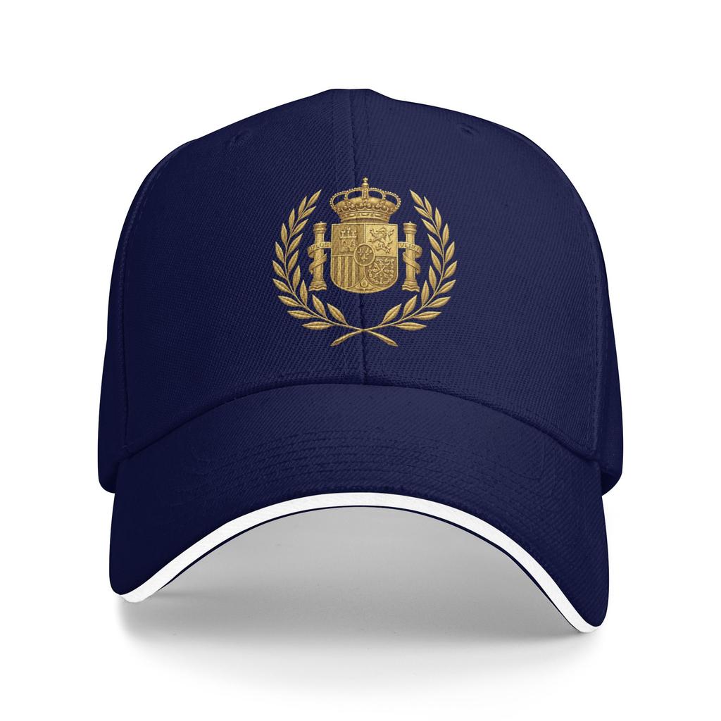 Spain Coat Of Arms Spanish Emblem Espania Sun Baseball Cap Summer Unisex Adult Design Trucker Hat Wholesale Snapback Cap