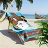 We Bare Bears Print Beach Towel, Large Soft Quick Dry Towel for Beach Camping Swimming