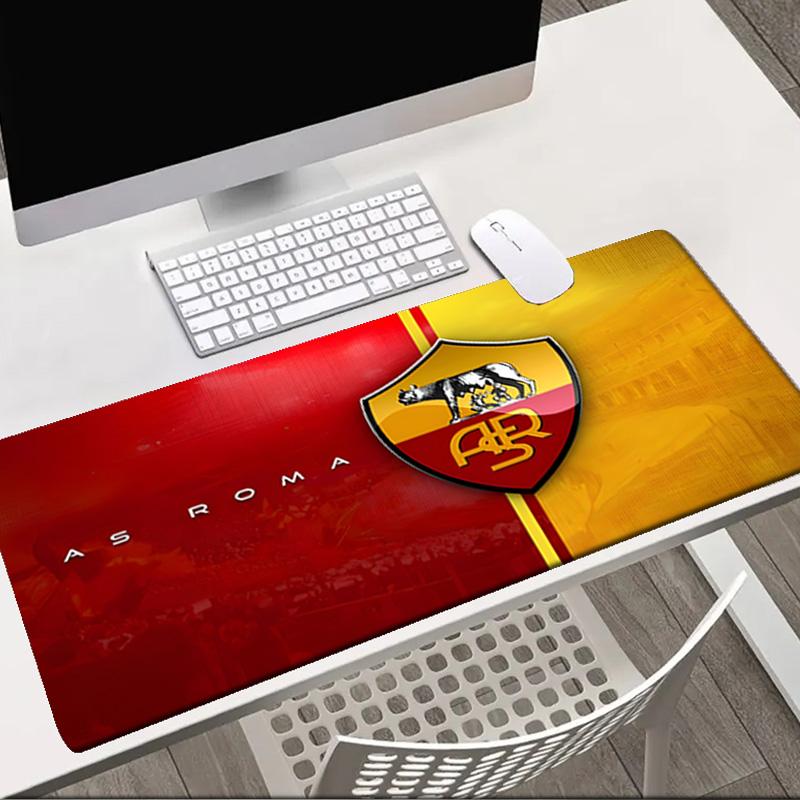 Roma Football Club Crest Mouse pad Office Desk Mat, Gaming Mouse Pad Mousepad, keyboard pad,Heavy-Duty Non-Slip Rubber Backing, Gift