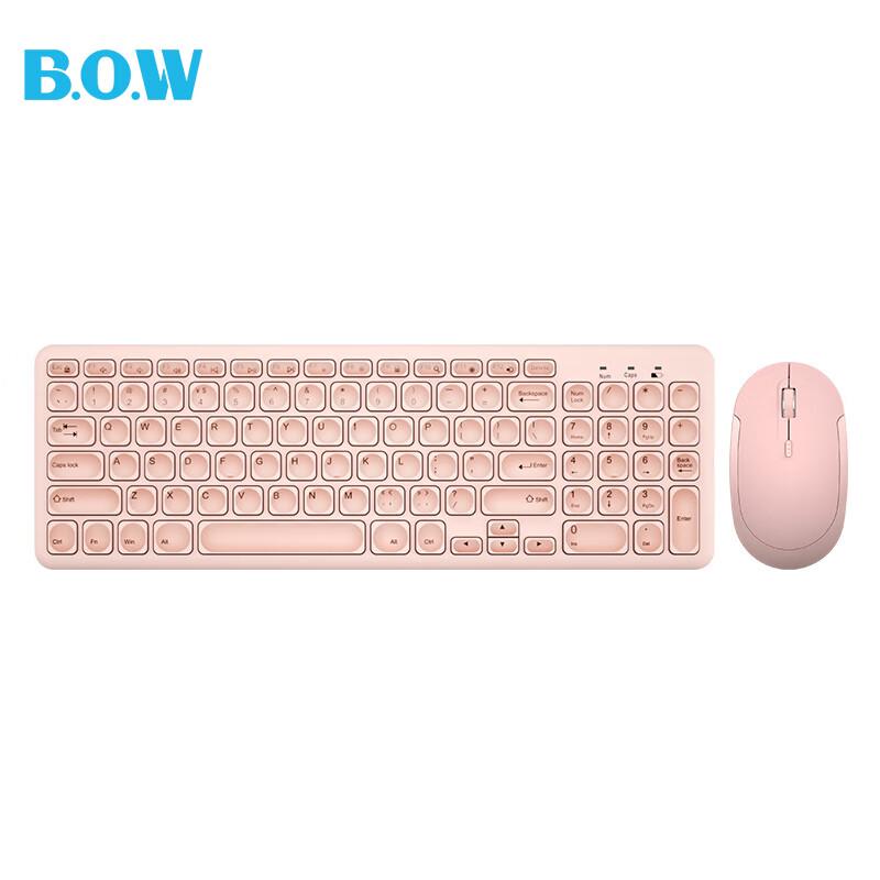 B.O.W Wireless Keyboard Mouse Combo