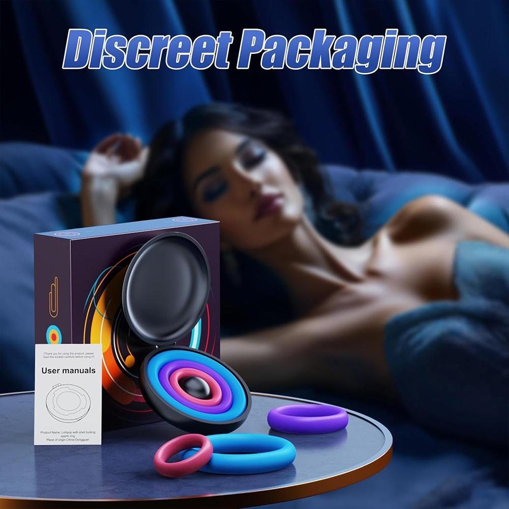 Sex Toys Silicone Penis Ring Cock Ring Sexual Stimulation Device Erection Enhancing Long Lasting Stronger Adult Sex Toys for Men