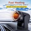 Car Heater,portable Auto Heater Fan Fast Heating,cars Windshield Defogger Defroster Adjustable Cooling Heater - PJ