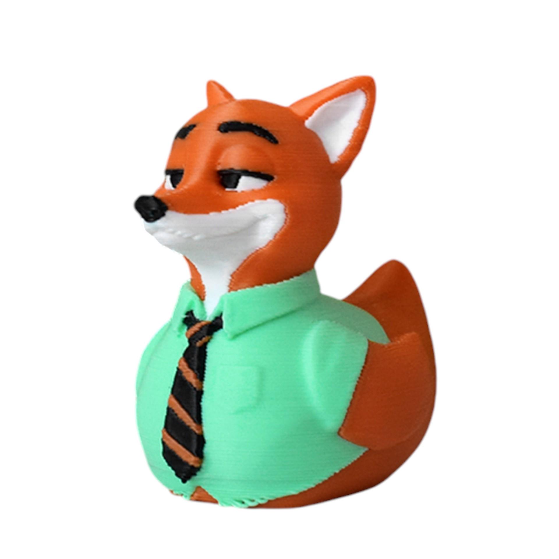 

3D Printed Zootopia Nick Wilde & Judy Hopps Desktop Toy Figure Ornament 3.5cm x 4cm x 5.5cm