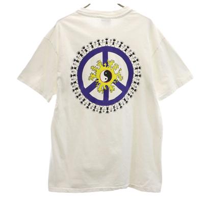 Camiseta de manga corta Lacrosse con estampado antiguo en la espalda Años 80 90 Hecha en EE. UU para hombre Usada